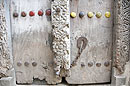 Aged Stone Town Door