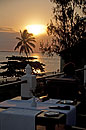 Africa House Table at Sunset