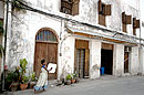 Girl Playing Stone Town