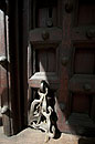 Sunlight and shadows on Zanzibar Door